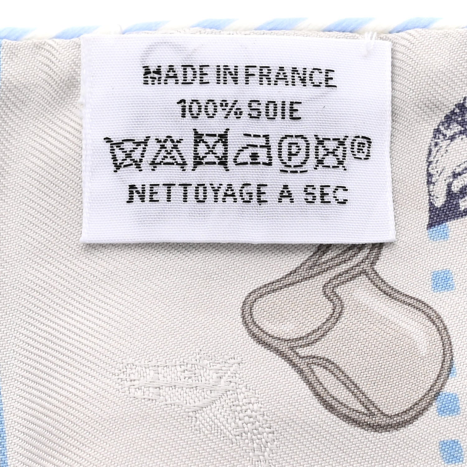 Hermes Silk Garde Robe Pop Twilly Argent Multicolor 3 of 7