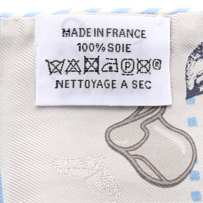 Hermes Silk Garde Robe Pop Twilly Argent Multicolor 3 of 7