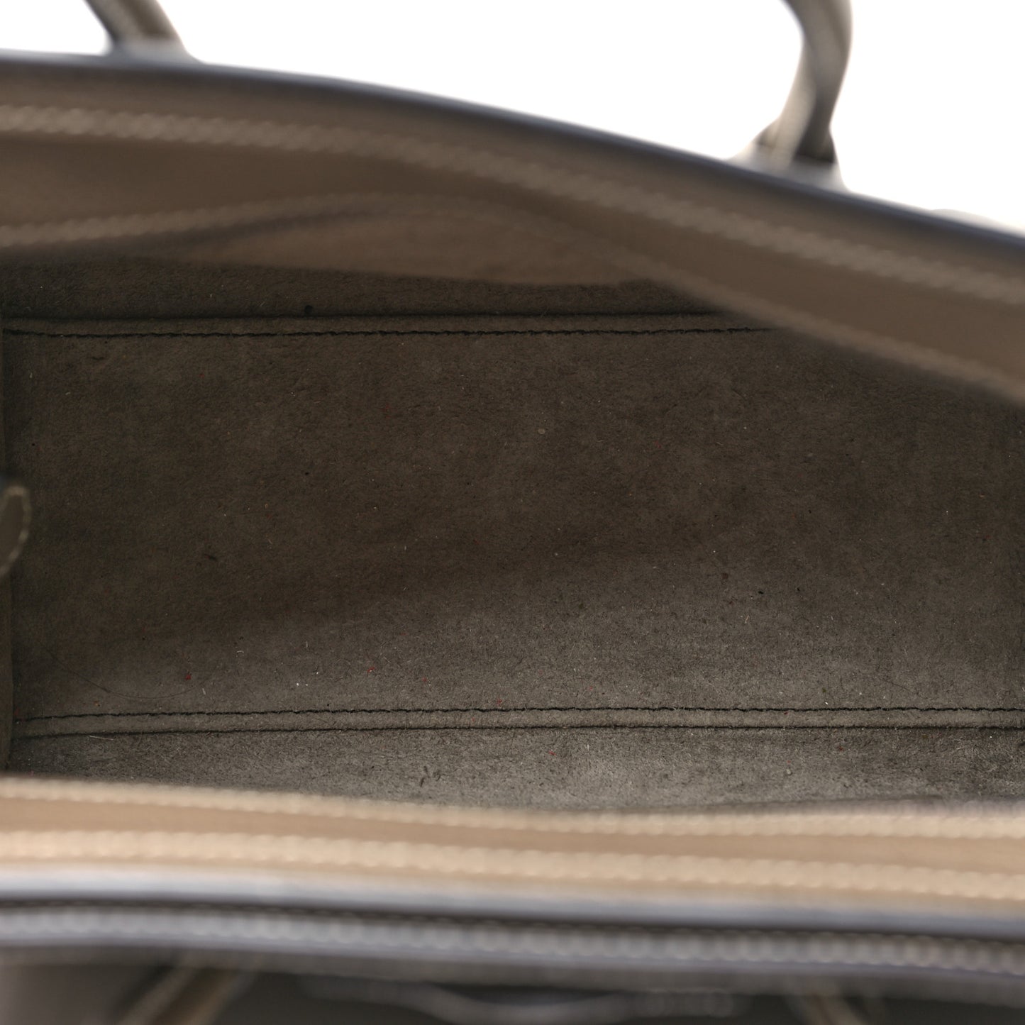 Drummed Calfskin Nano Luggage Souris