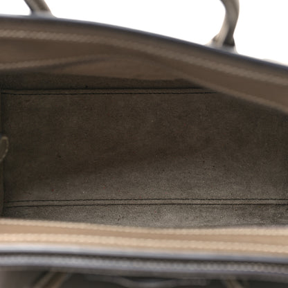 Celine Drummed Calfskin Nano Luggage Souris 5 of 13