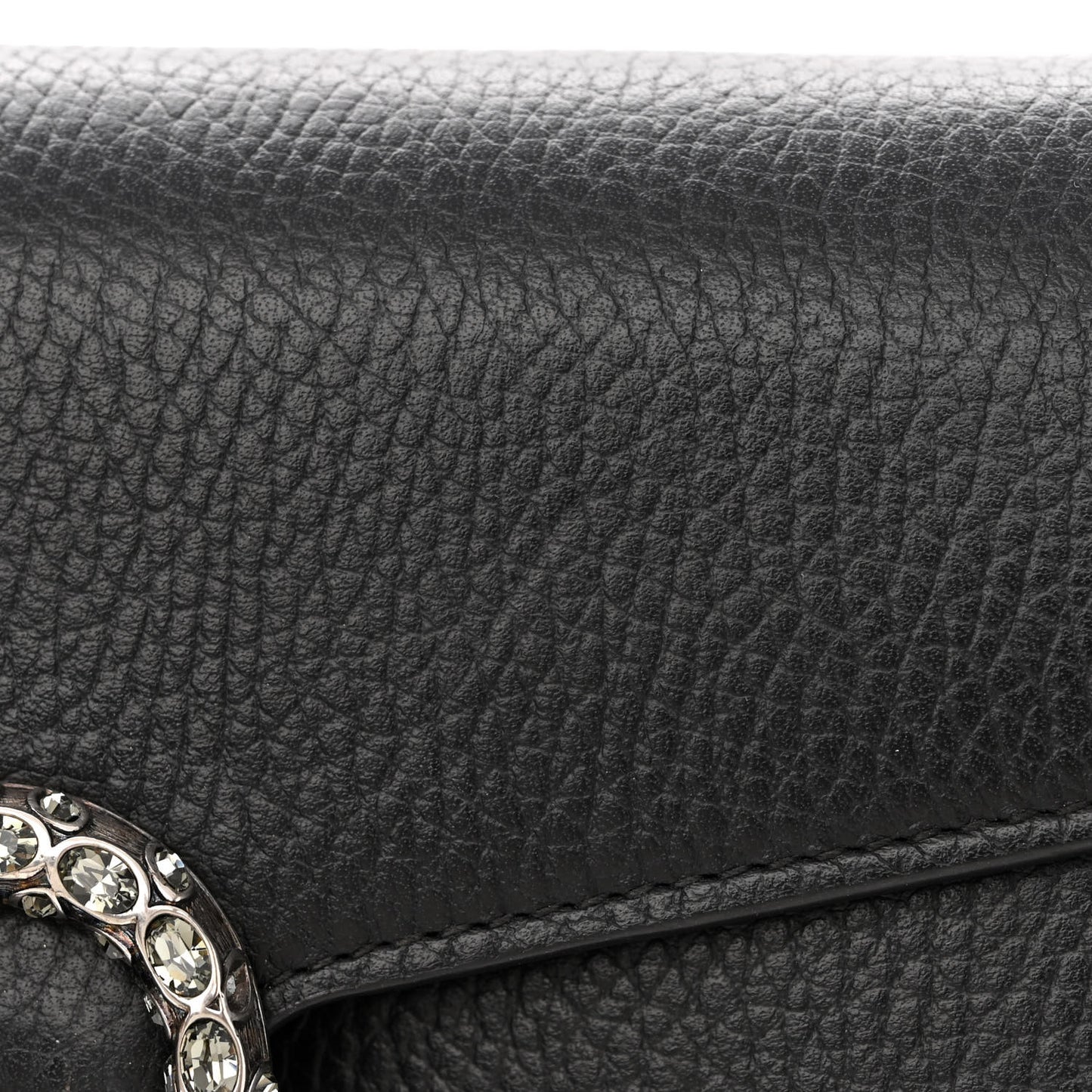 Calfskin Mini Dionysus Chain Wallet Black