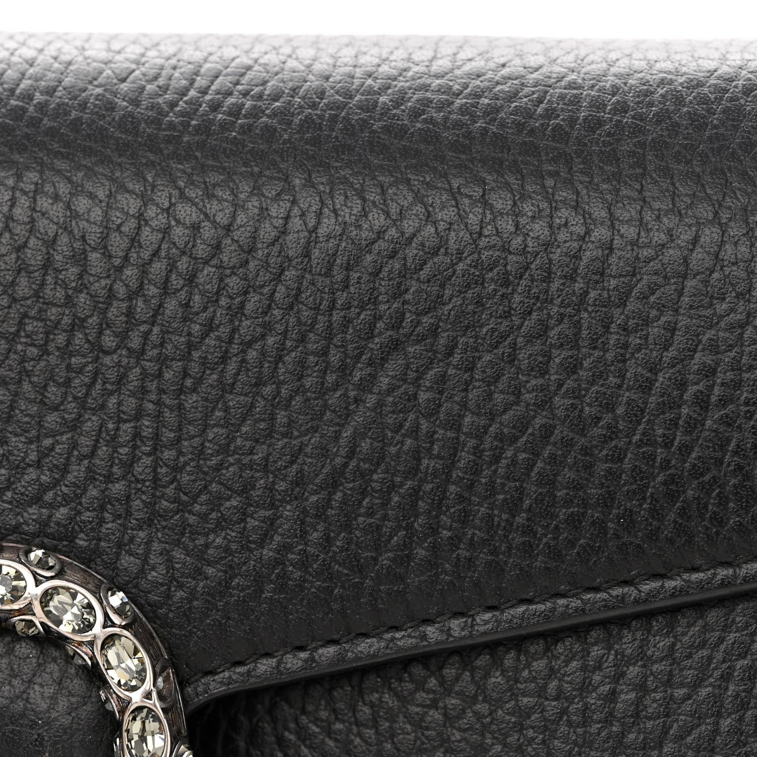 Gucci Calfskin Mini Dionysus Chain Wallet Black 11 of 13