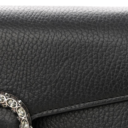 Gucci Calfskin Mini Dionysus Chain Wallet Black 11 of 13