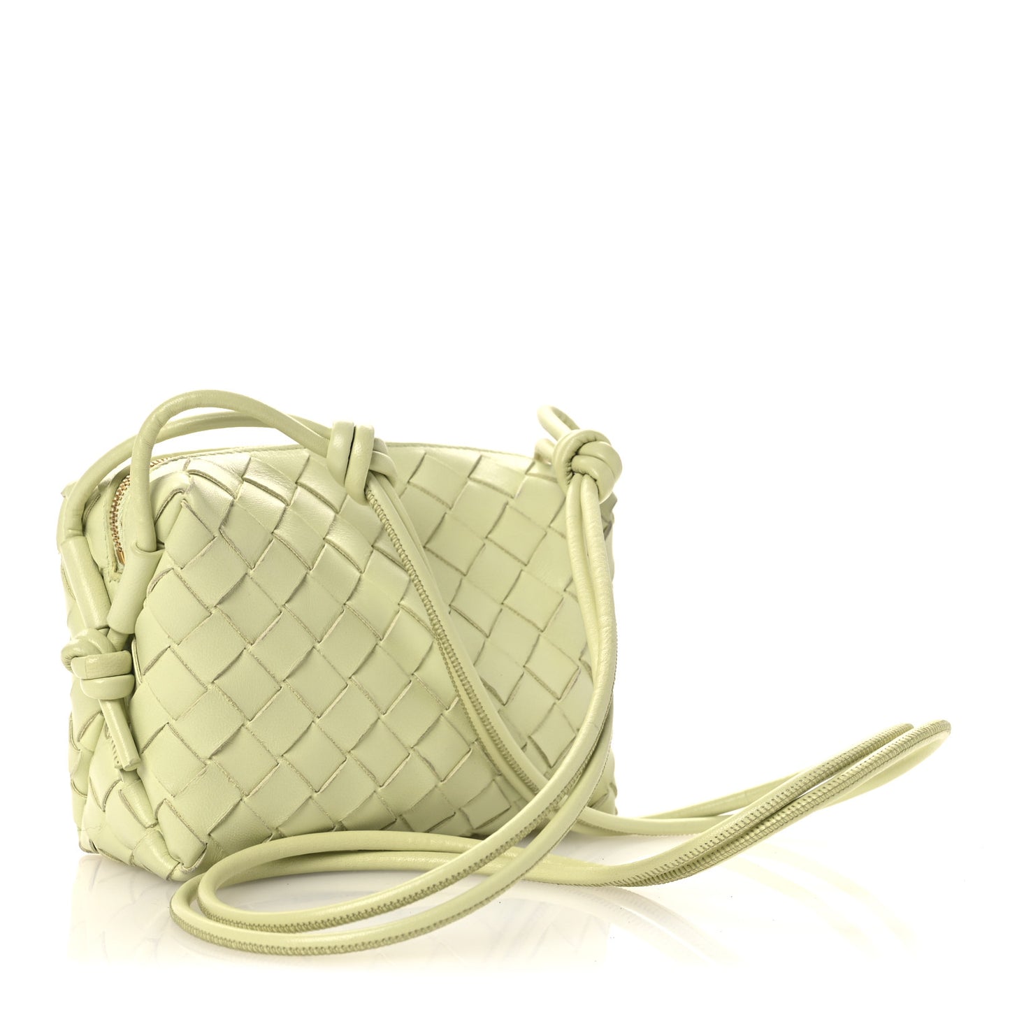 Nappa Intrecciato Mini Loop Camera Bag Zest