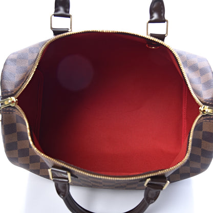 Louis Vuitton Damier Ebene Speedy Bandouliere 35 6 of 9
