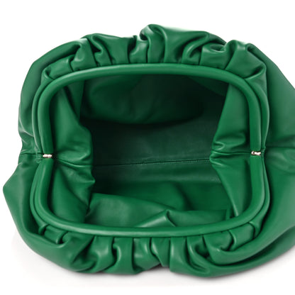 Bottega Veneta Smooth Butter Calf The Pouch Oversized Clutch Racing Green 6 of 9