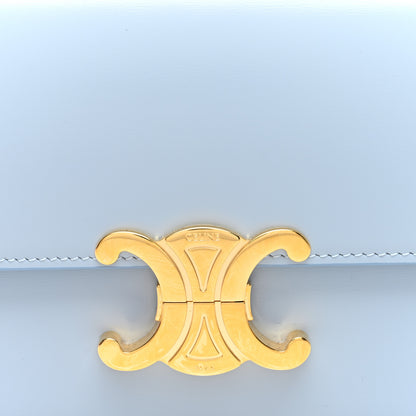 Celine Shiny Calfskin Teen Triomphe Pale Blue 7 of 9