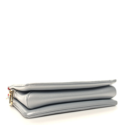 Louis Vuitton Metallic Lambskin Embossed Monogram Coussin PM Silver 4 of 12