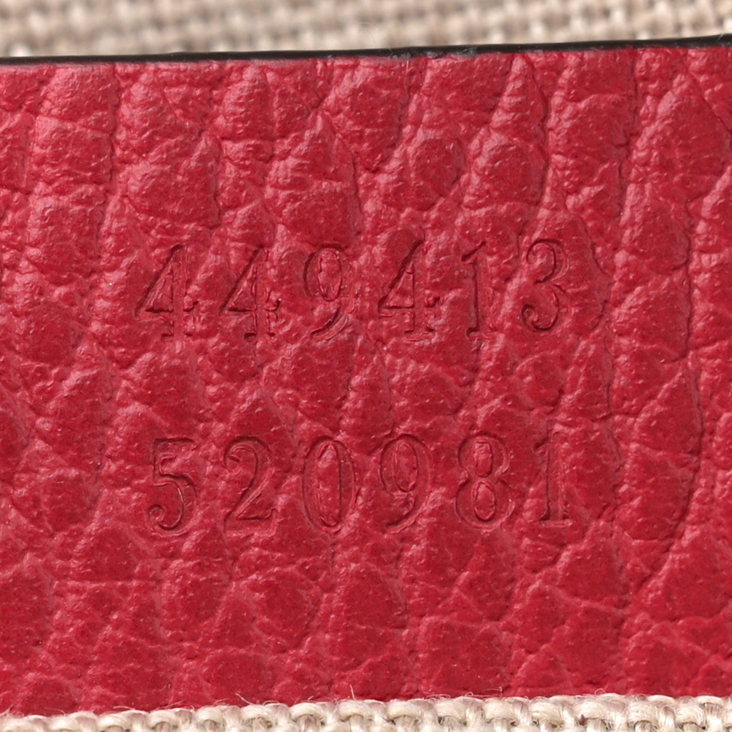 Gucci Monogram Mini Bree Messenger Bag Red 7 of 11