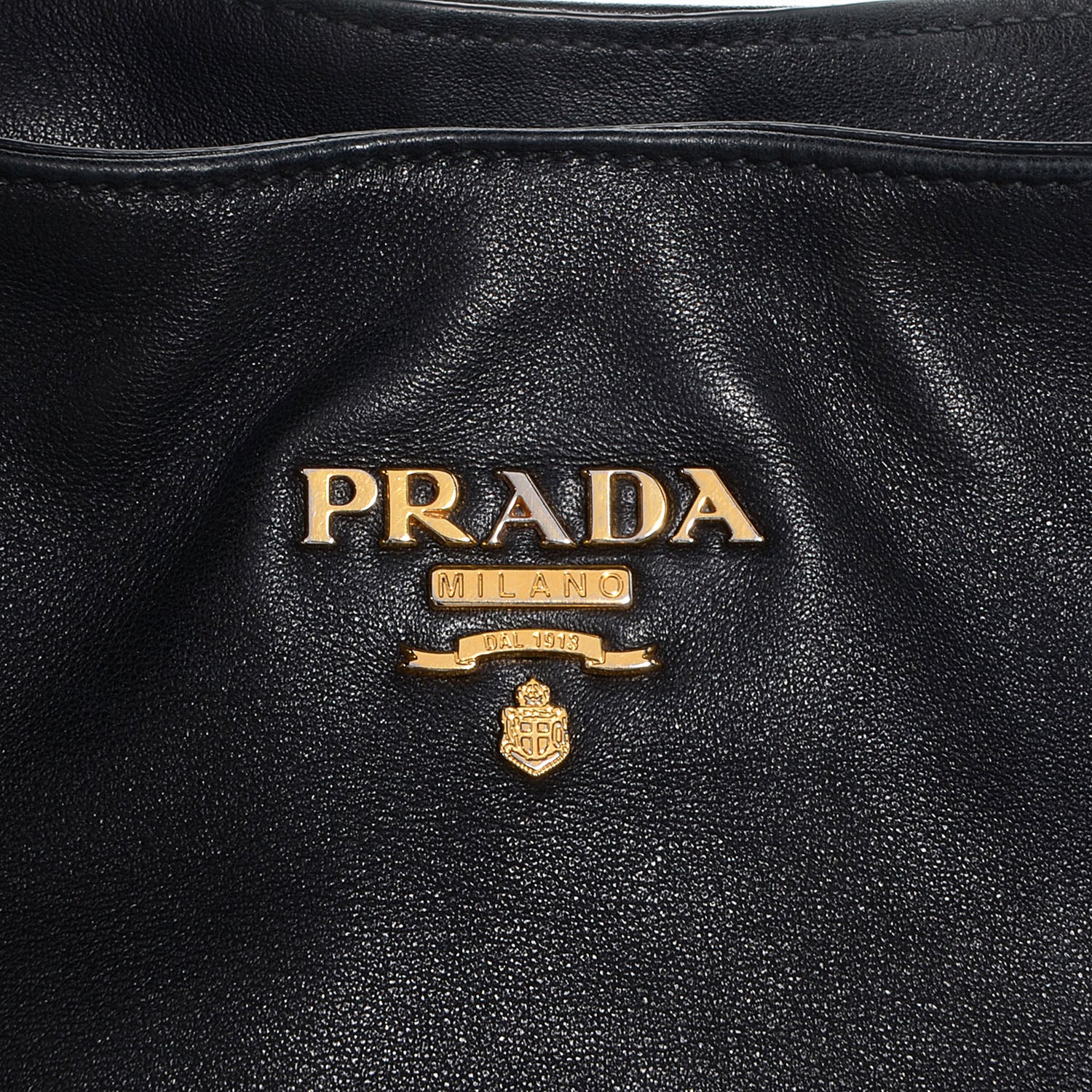 Prada Soft Calf Chain Tote Nero Black 10 of 10