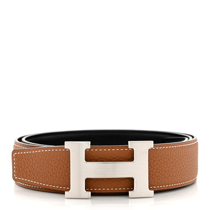 Hermes Box Togo 32mm H Belt 90 Black 3 of 7