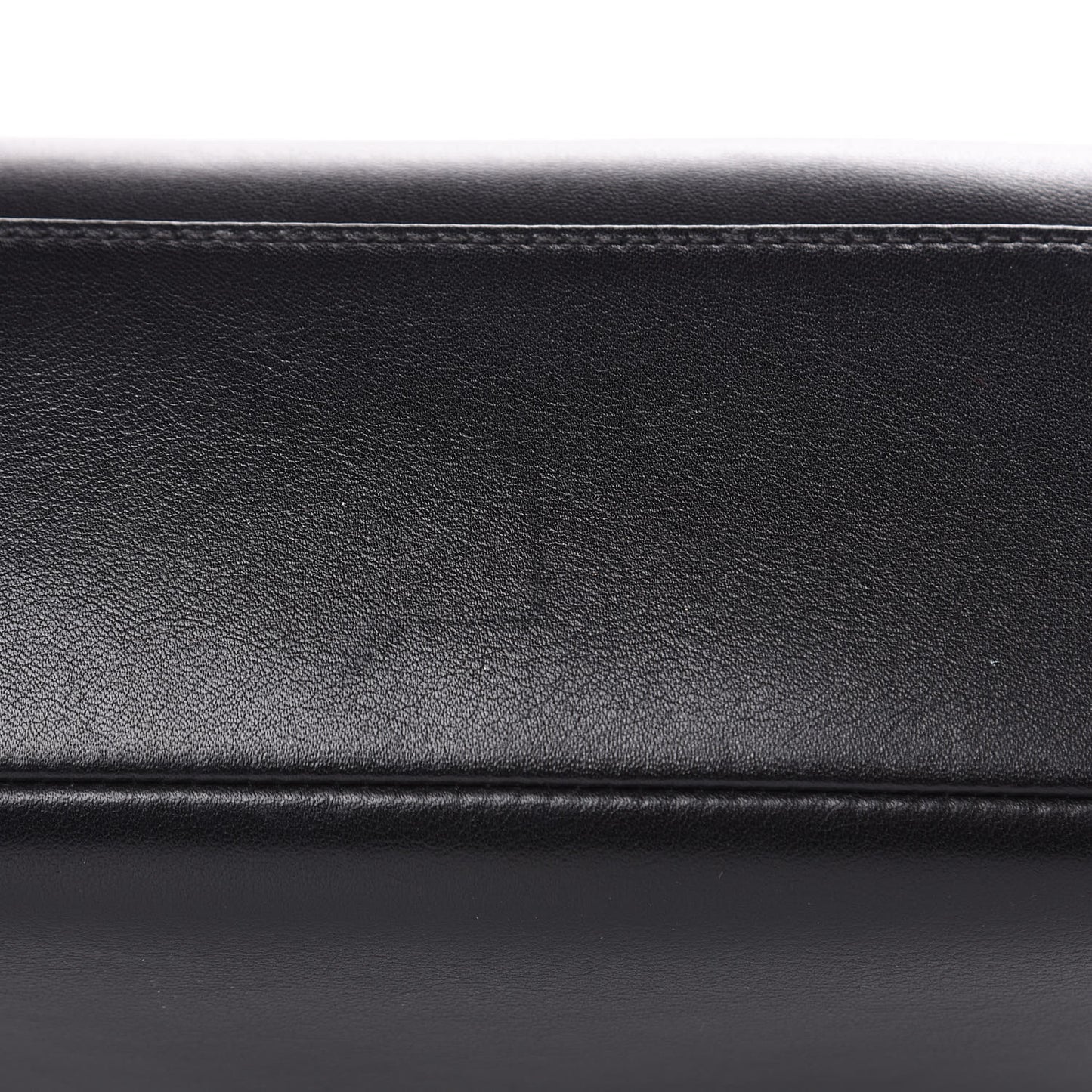 Calfskin Quilted Large Rock My Shoulder Flap Black