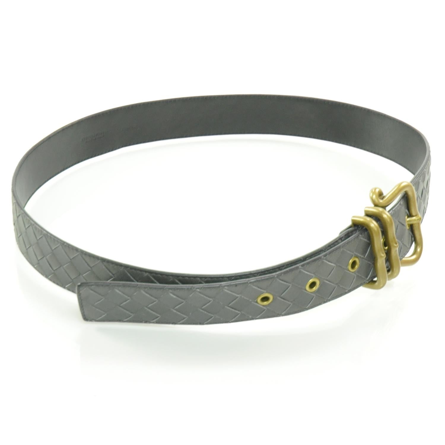 Bottega Veneta Nappa Intrecciato Belt 80 3 of 5