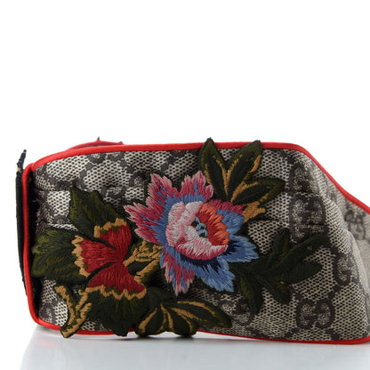 Gucci Silk Monogram Snake Heart Embroidered Headband 4 of 5