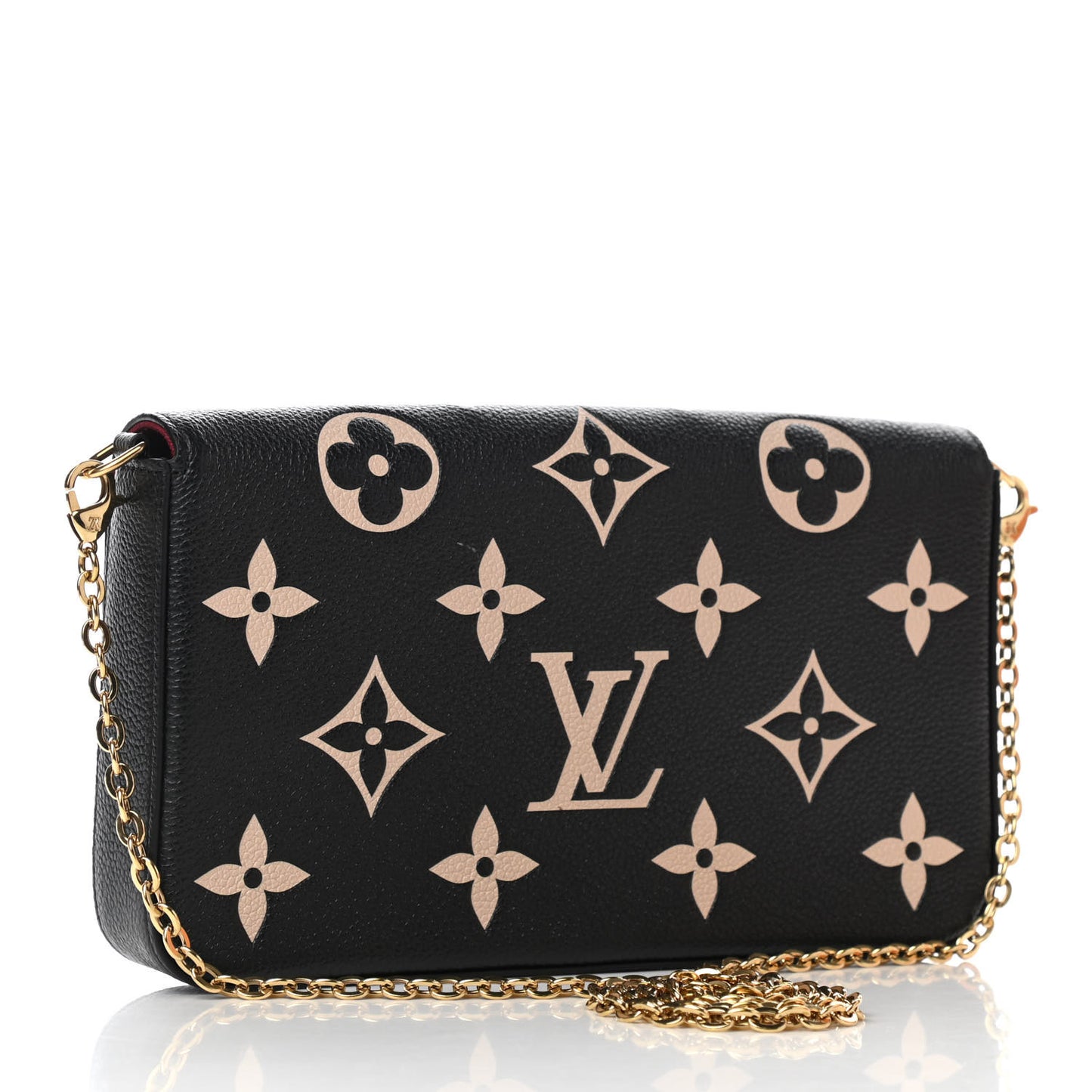 Empreinte Monogram Giant Felicie Pochette Black Beige
