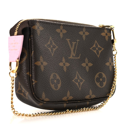 Louis Vuitton Monogram 2021 Christmas Animation Japanese Garden Mini Pochette Accessories Wisteria Pink Pink 3 of 7
