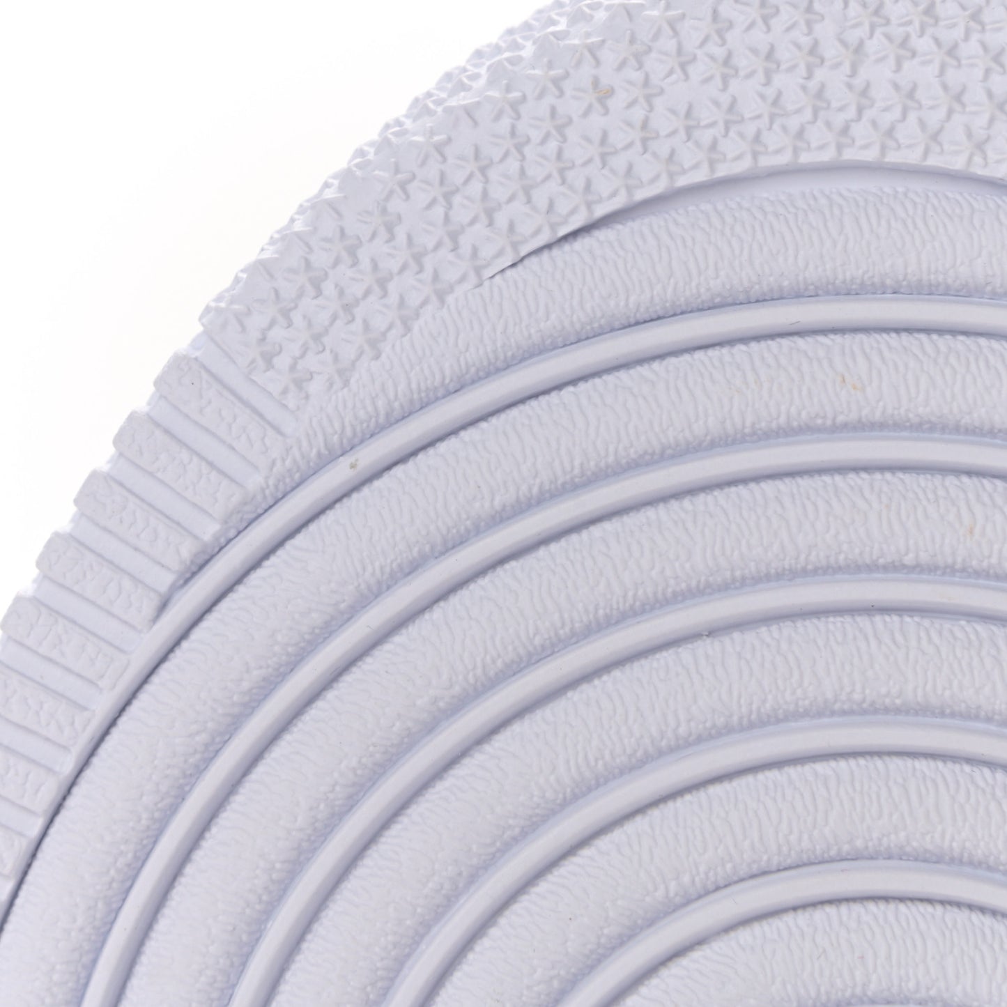X NIKE AIR FORCE 1 Calfskin Monogram Mens Low Top Sneakers 9 White