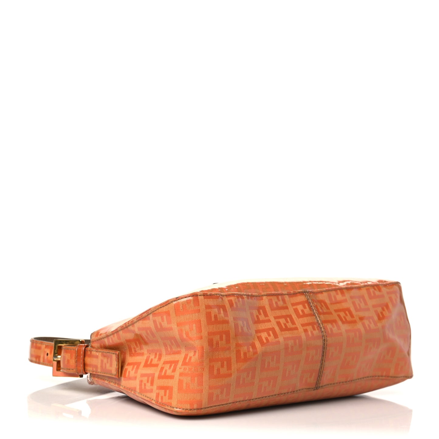Vinyl Zucchino Shoulder Bag Orange
