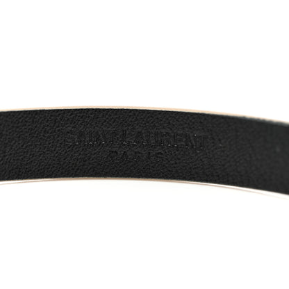 Saint Laurent Calfskin Opyum Double Wrap Bracelet M Dark Beige 5 of 5