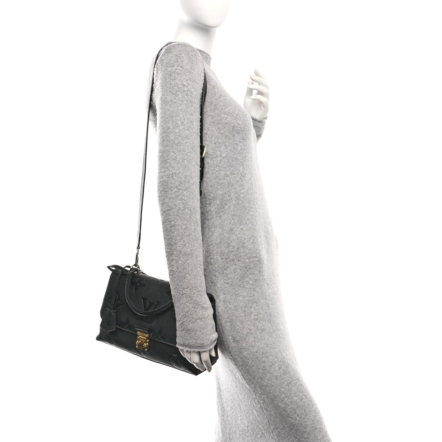 Louis Vuitton Empreinte Monogram Giant Madeleine MM Black 2 of 9