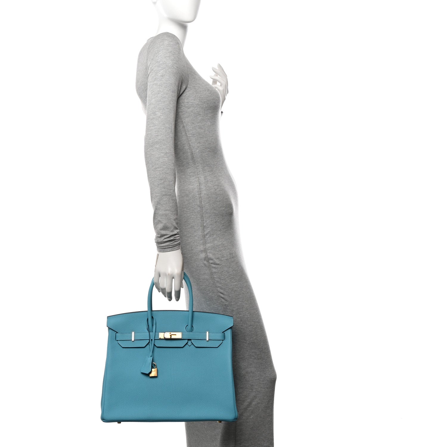 Hermes Togo BIRKIN 35 Bleu du Nord 2 of 11