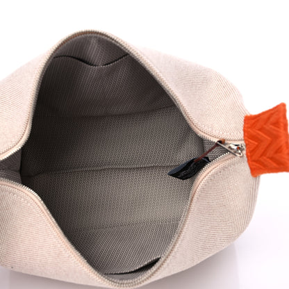 Hermes Canvas Small Bride-A-Brac Pouch Natural Orange 5 of 8