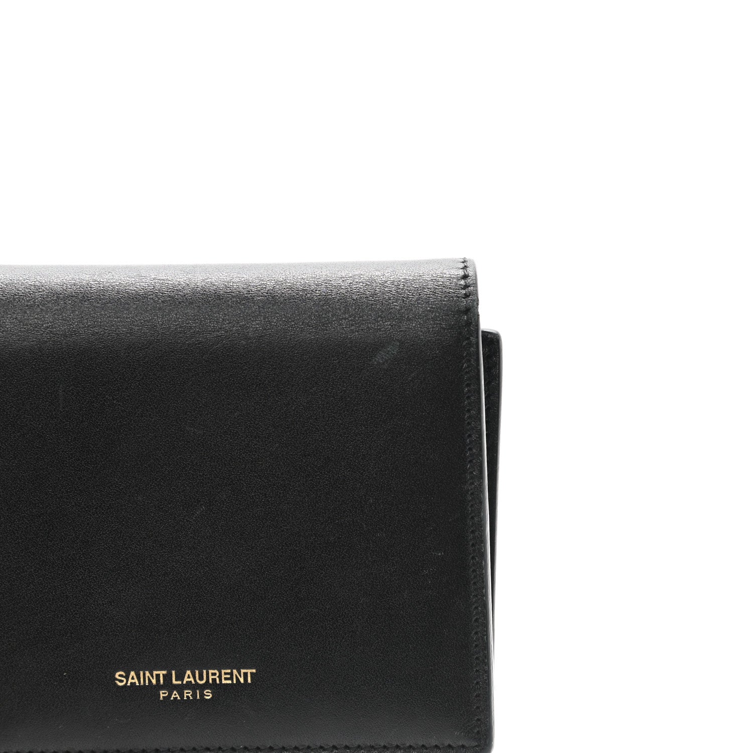 Saint Laurent Smooth Calfskin Compact Wallet Black 14 of 17