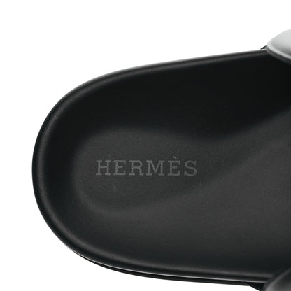 Hermes Nappa Extra Sandals 36 Black 8 of 9