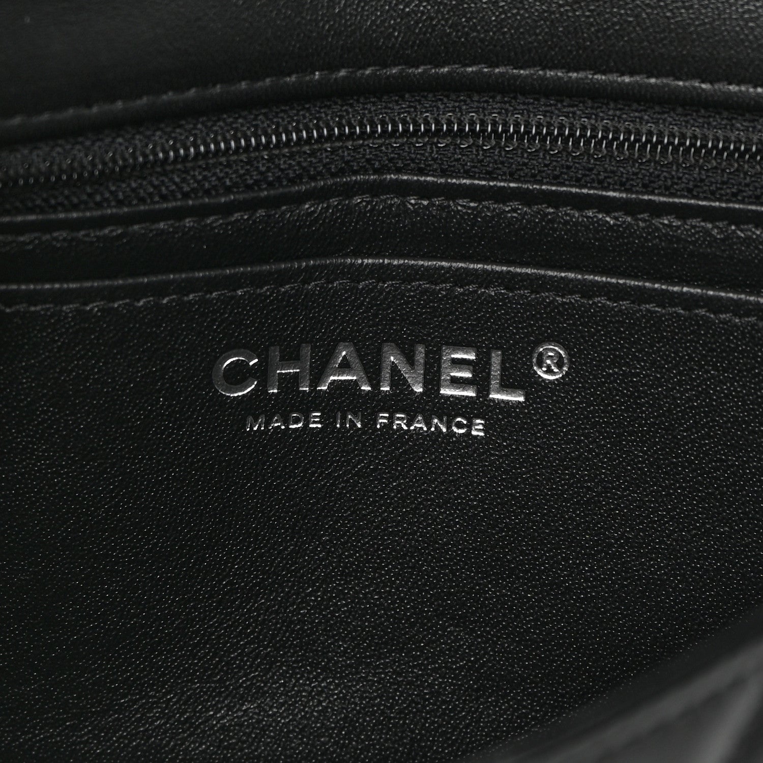 Chanel Lambskin Quilted Mini Rectangular Flap So Black 6 of 13