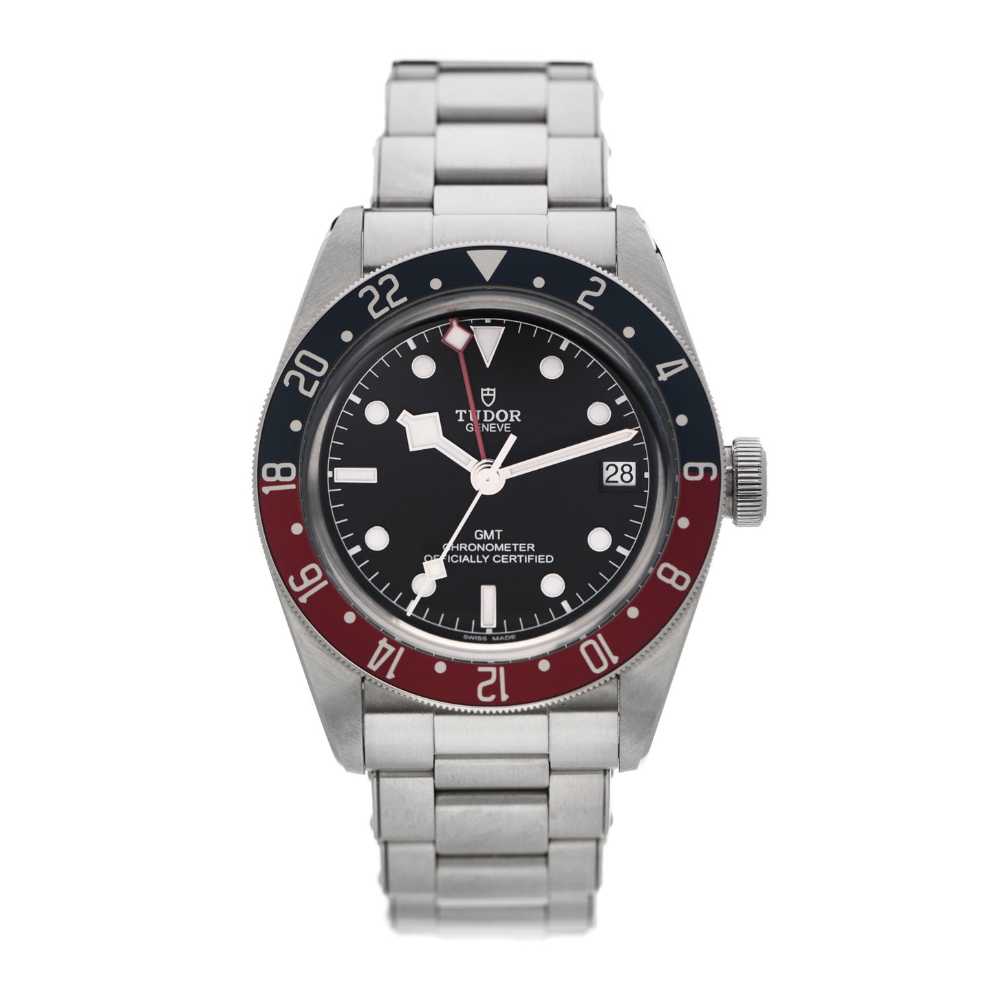 Stainless Steel 41mm Black Bay GMT Automatic Watch Black 79830RB