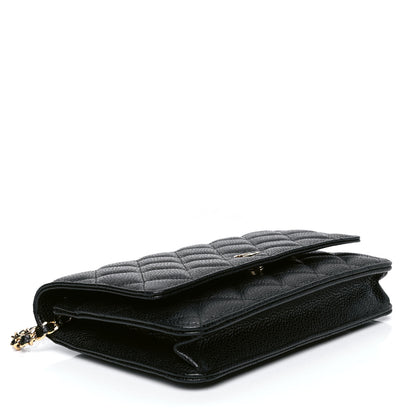 Chanel Caviar Quilted Wallet On Chain WOC Black 3 of 4