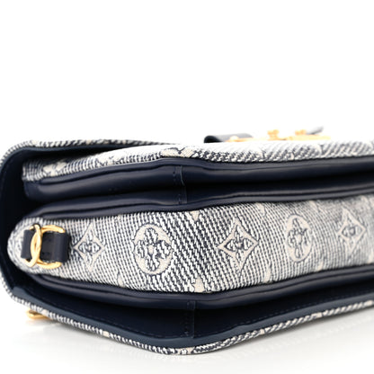 Louis Vuitton Monoglam Pochette Metis East West Blue 8 of 9