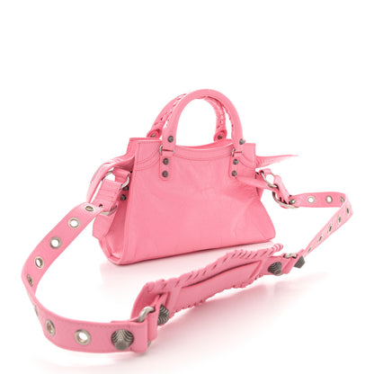 Balenciaga Agneau Arena Neo Cagole Handbag XS Sweet Pink 3 of 13