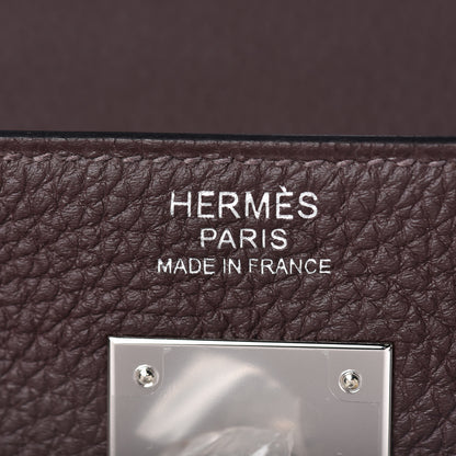 Hermes Togo Kelly Retourne 32 Chocolate 9 of 35