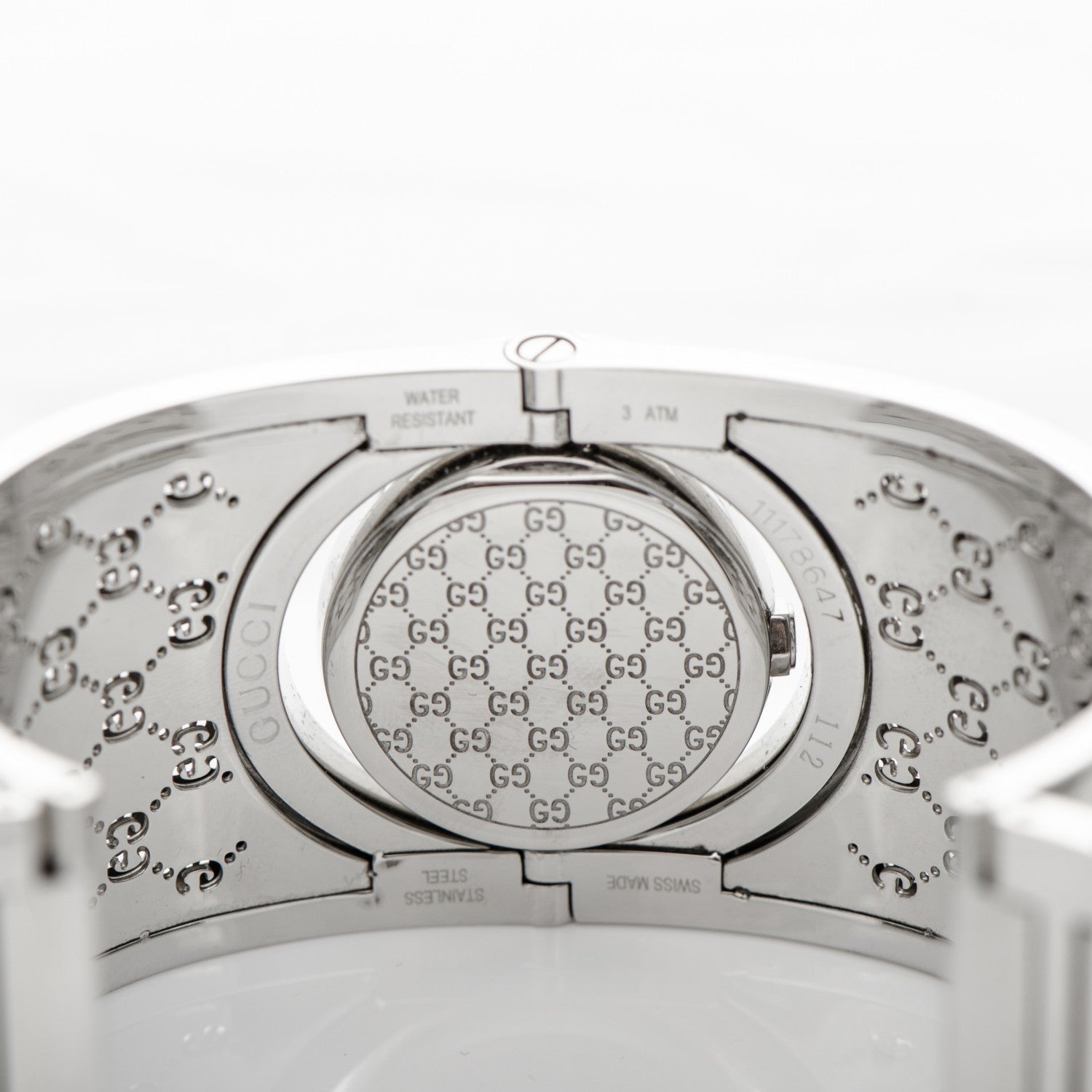 Gucci Stainless Steel 33mm Twirl Quartz Watch Brown 5 of 6