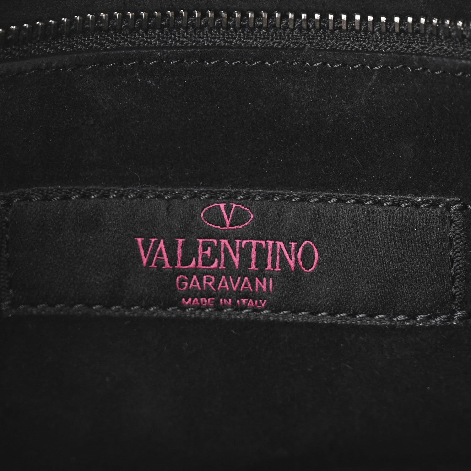 Valentino Garavani Pebbled Calfskin Onyx Medium Guitar Strap Rockstud Rolling Flap Love Blade Saddle Bag  Black 6 of 9