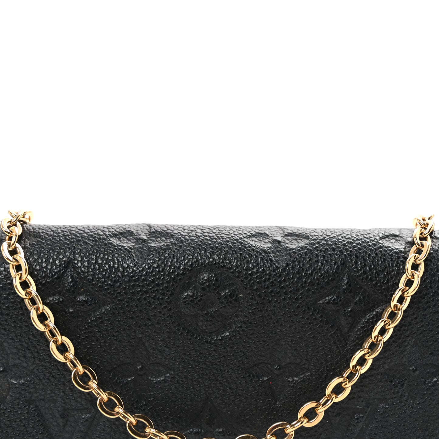 Empreinte Pochette Felicie Chain Wallet Black
