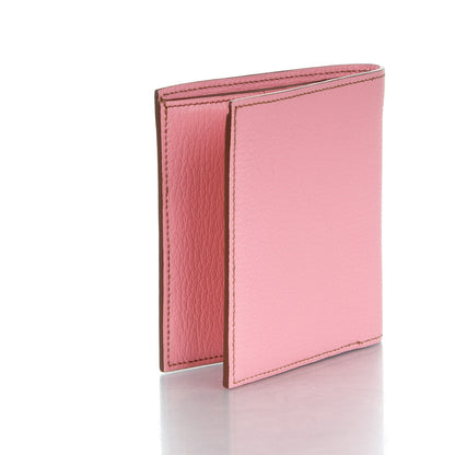 Hermes Chevre Mysore Evelyne Compact Wallet Pink 3 of 7