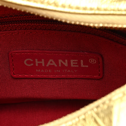 Chanel Metallic Aged Calfskin Quilted Small Gabrielle Hobo Gold 6 of 10