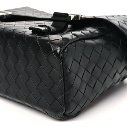 Bottega Veneta Nappa Intrecciato Postino Messenger Black 8 of 8