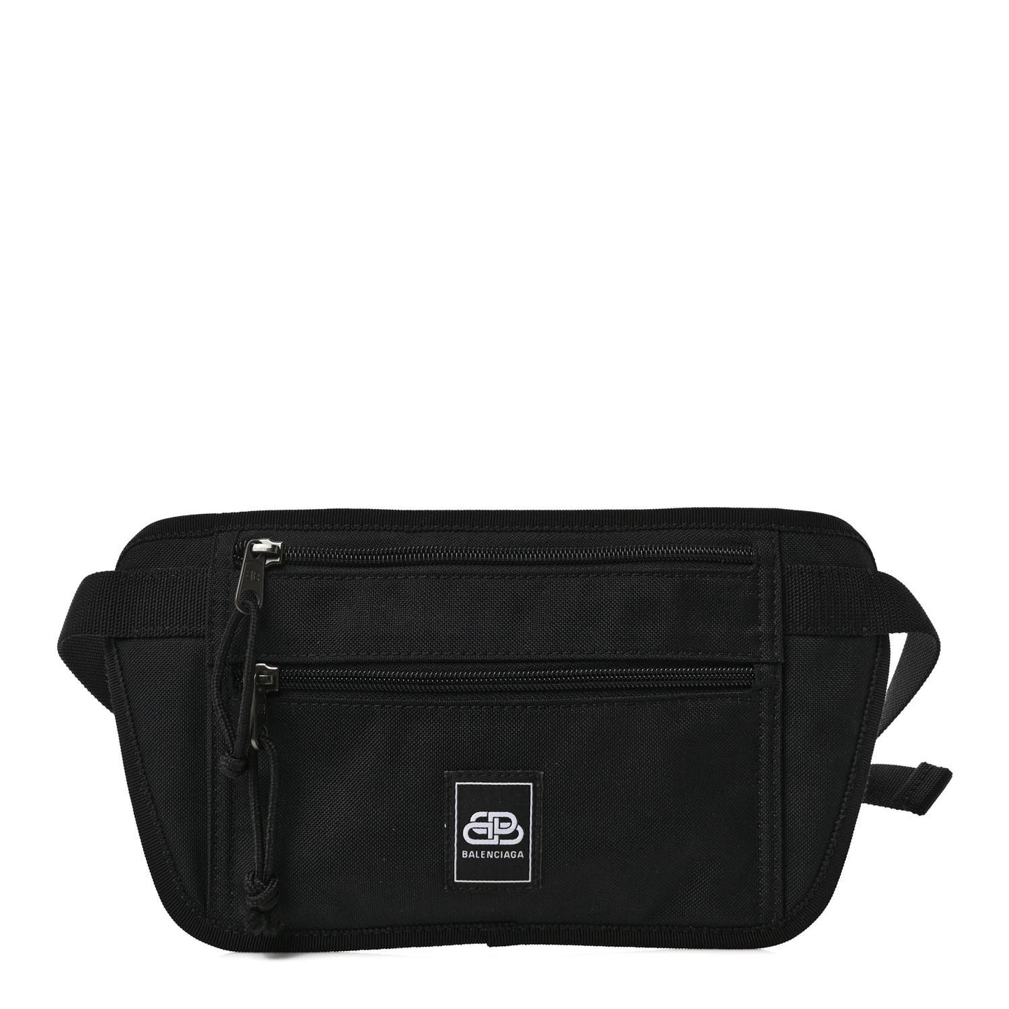 Sustainable Casual Nylon Weekend Belt Wallet Black