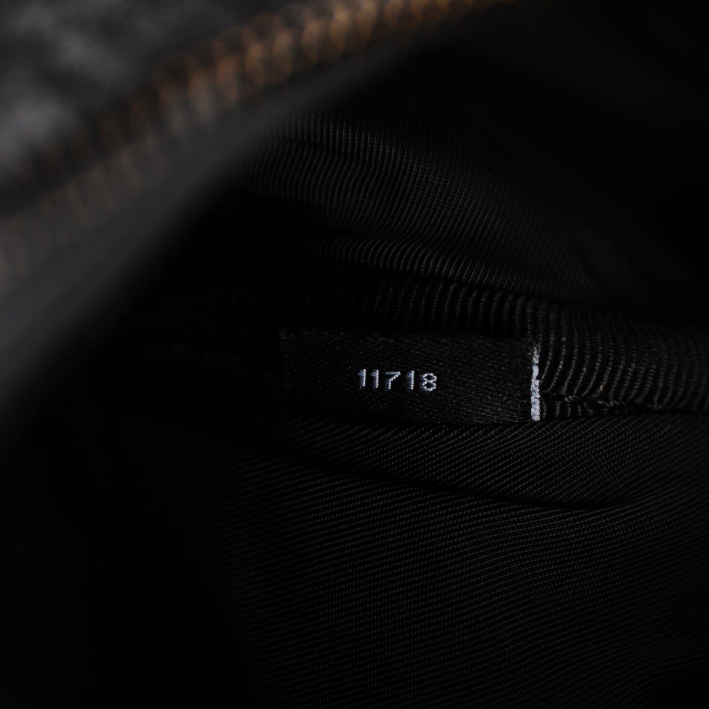 Pebbled Lambskin Rockie Black Iridescent Hardware