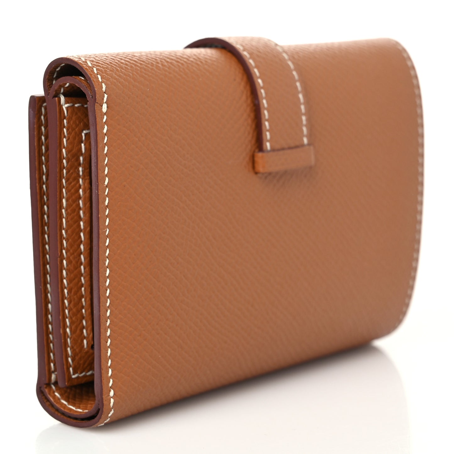Epsom Tri-Fold Compact Bearn Wallet Gold