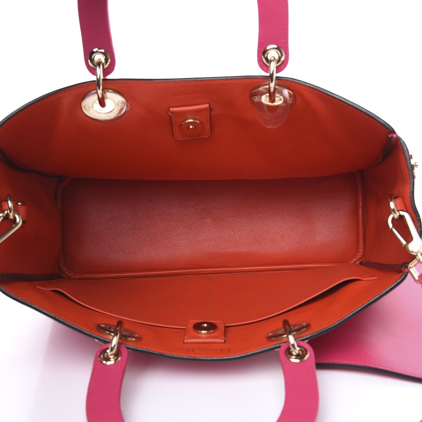 Calfskin Medium Diorissimo Bag Fuchsia