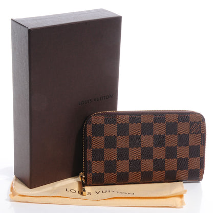 Louis Vuitton Damier Ebene Zippy Compact Wallet 5 of 8