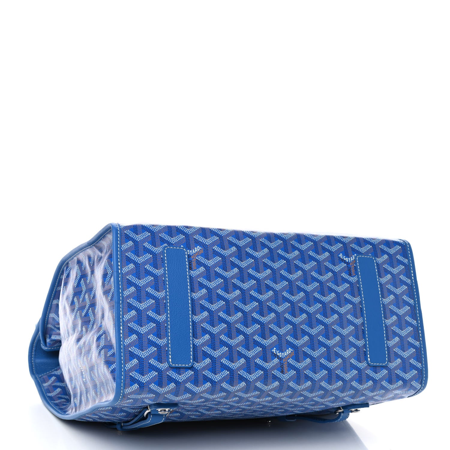 Goyard Goyardine Saint Leger Soft Briefcase Backpack Sky Blue 3 of 4