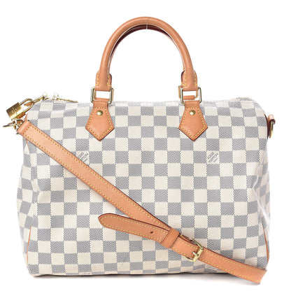 Louis Vuitton Damier Azur Speedy Bandouliere 30 1 of 17