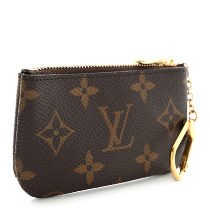Louis Vuitton Monogram 2022 Christmas Animation Paris Key Pouch Pink 3 of 8