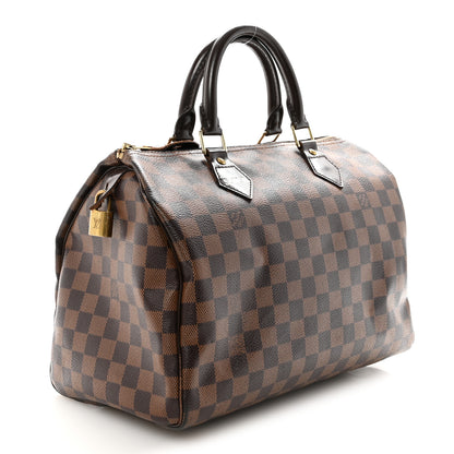 Louis Vuitton Damier Ebene Speedy 30 3 of 10