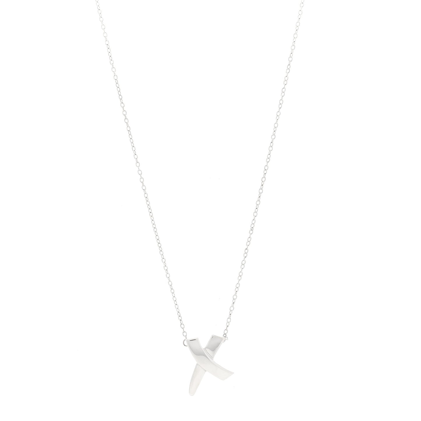 Sterling Silver Paloma Picasso Graffiti X Pendant Necklace